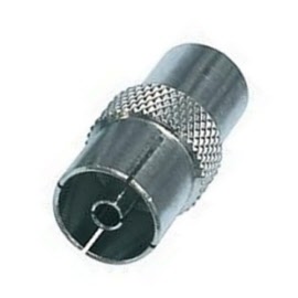 coax verloopplug male - female