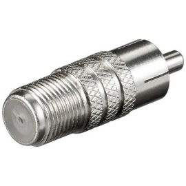 f connector female naar tulp male